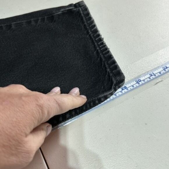 L.L. Bean Double L Comfort Waist Jeans Size 20 Mom Jeans Hi Rise Black - Picture 12 of 12